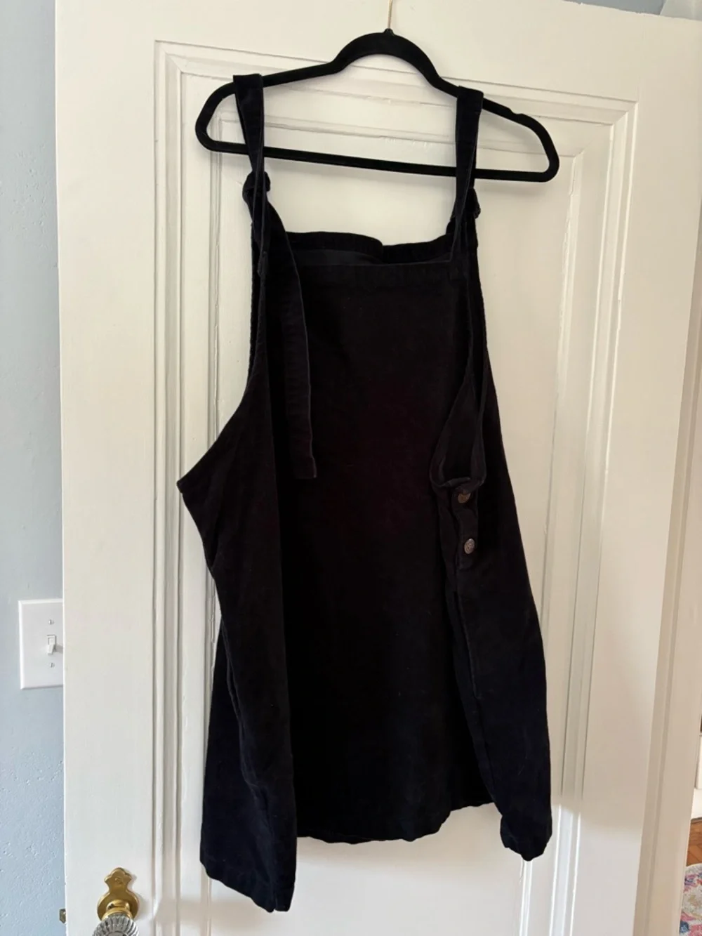 Black Corduroy Dress - Picture 2 of 2